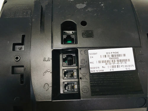 Aparelho De Telefone Mitel 5312 Ip - Sem Fonte Poe(kit 5) (Usado)
