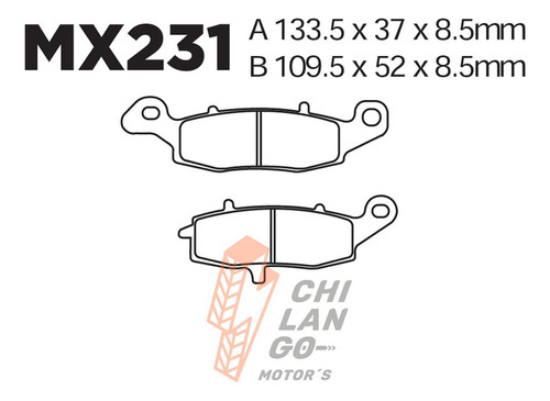 Balatas Del. Der. Suzuki Sv 650 K3-10/sk3-10 03-11