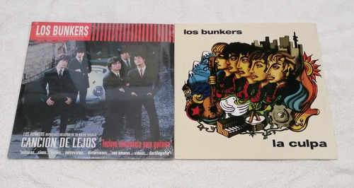 Los Bunkers 2 Vinilos La Culpa Canción De Lejos