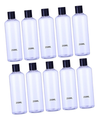 10 Piezas Botellas Vacías Botella De Champú Loción