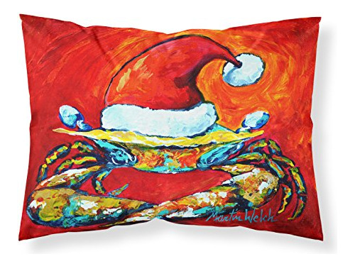 Tesoros Caroline S Mw1169pillowcase Cangrejo Santa Somb...