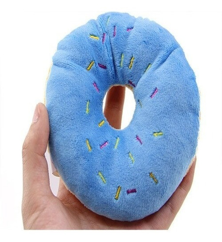 Peluche Para Mascota De Forma De Donas Con Sonido 