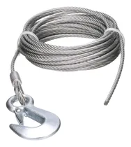 Comprar Seachoice Cable De Cabrestante De Acero Con Gancho De Seguridad, 3\u002F16 Pulgadas. X 25 Pies, 4 Libras. Resistencia A La Tracción