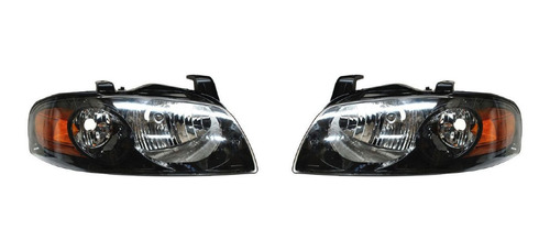 Par Faros Ns Sentra Se-r 2004-2005-2006 Fondo Negro Tyc