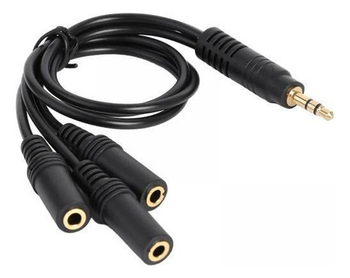 3 Distribuidor De Audio Extensor De Auriculares 3,5 Mm Macho