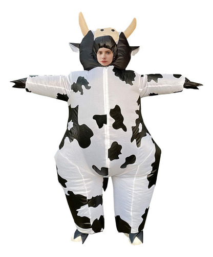 Disfraz Inflable De Vaca Para Mujer, Divertido Disfraz Para
