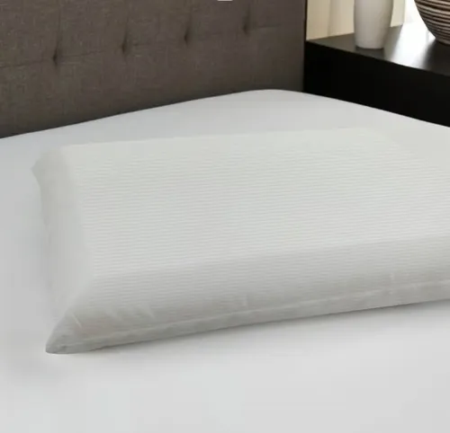 Almohada Viscoelastica 60x40x10 Microfibra Rayas