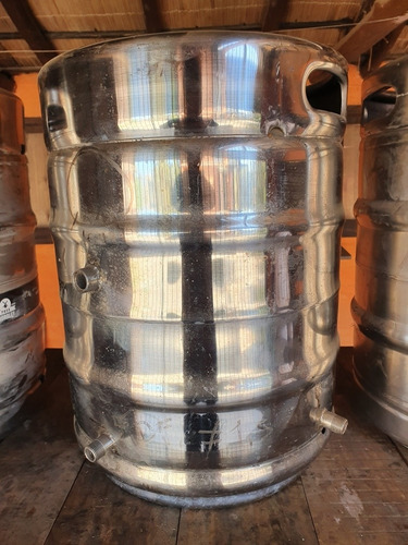 Imagen 6 de 8 de Olla De Cerveza Acero Inoxidable 50 Litros Nueva Barril