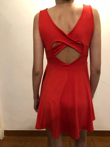 Vestido Muaa Rojo Microfibra Talle Xl