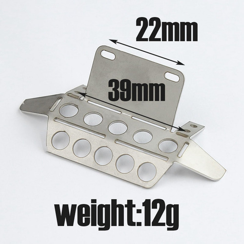 2 Protectora De Chasis De Metal Para Wpl Mn D90 Fj40 1:16 Rc