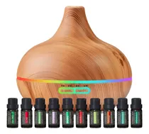 Comprar Difusor De Aceites Aromaterapia Humidificador + 10 Aceites 