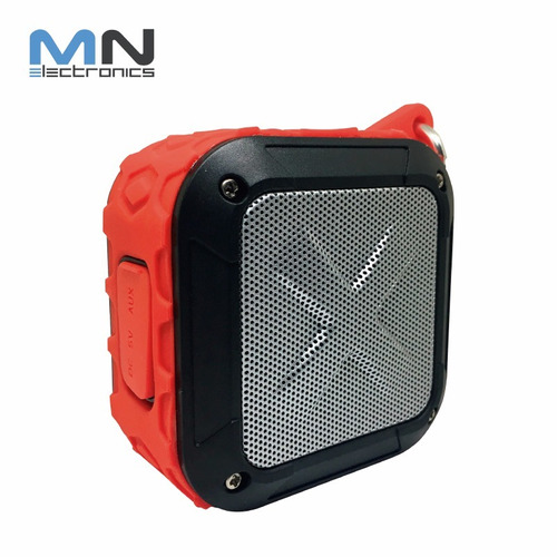 Parlante Bluetooth Radio Fm Mp3  Resitente Al Agua Y Golpe