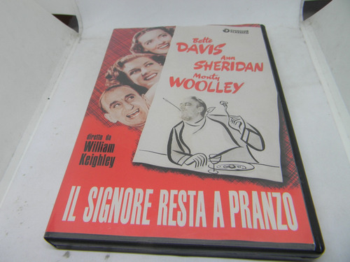 Dvd - Il Signore Resta A Pranzo - Bette Davis - Importado (Usado)