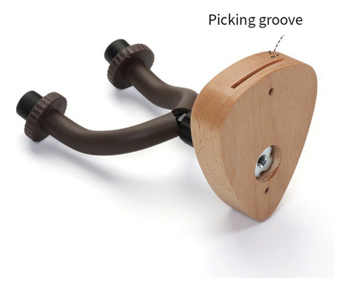 Gancho Para Guitarra F7wall Mount Wood Base Banjo Acoustic -