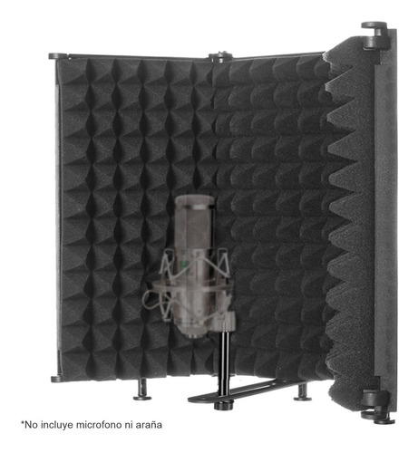 Microfono Grabacion Cabina Vocal Panel Acustico Studio Cuota