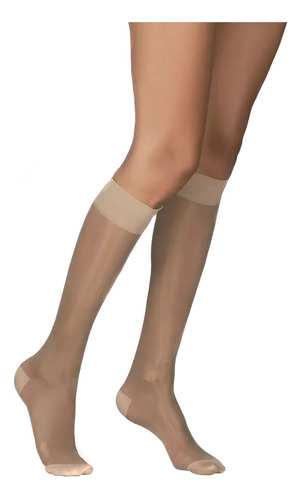 Medias Compresion 8-15mmhg 3/4 Descanso Mujer Lauda Stylo  