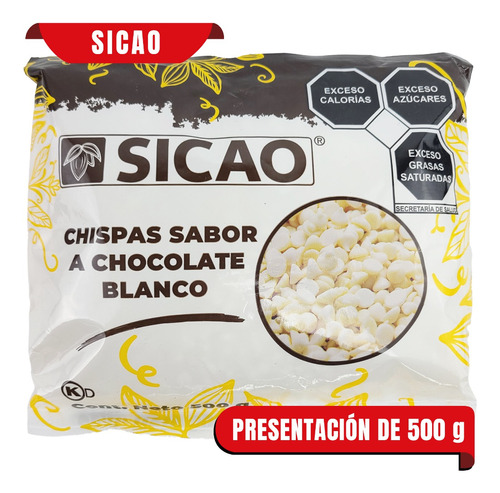 Chispas De Chocolate Blanco Sicao 500 Gr