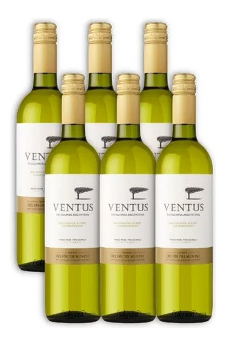 Vino Ventus White Blend Caja X6 - Berlin Bebidas