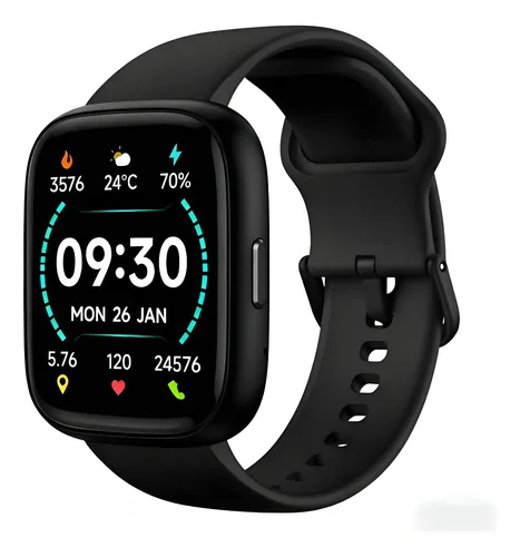Relógio Smartwatch Masculino Ip68 Alexa/strava/120+ Esportes