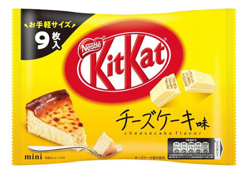 Imagen 1 de 1 de Mini Cheese Cake 9 Piezas, Kit Kat, 104.4 G