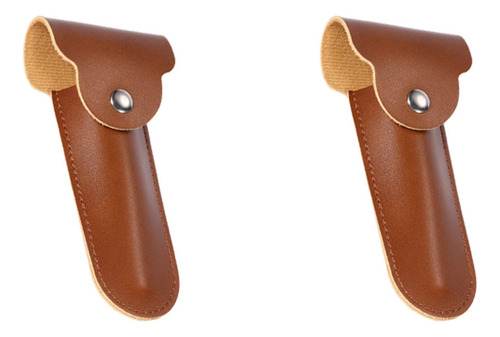 2x Case Travel Holder Manual Edge Safety Razors-fs