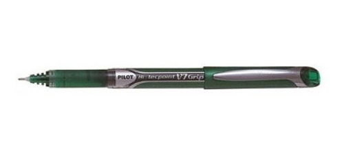 Bolígrafo De Tinta Líquida Pilot V7 Grip 0.7 Mm - Verde