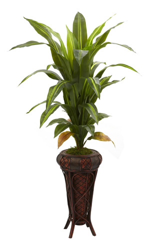 Nearly Natural  Real Touch Dracaena Con Soporte De Planta D.