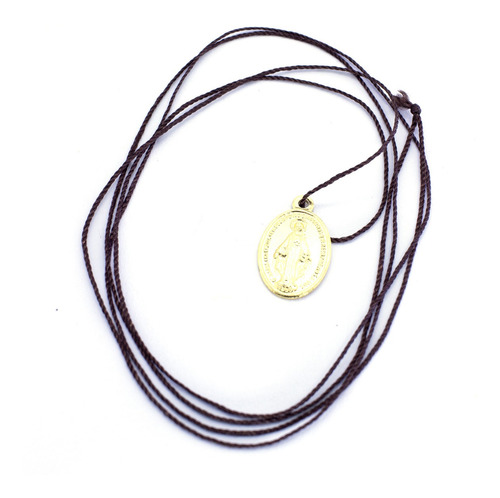 Imagem 2 de 3 de Novena Medalha Milagrosa + Medalha C/cordão Dr - 5 Unidades