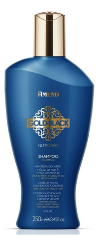 Shampoo Amend Gold Black Nutritivo 250ml
