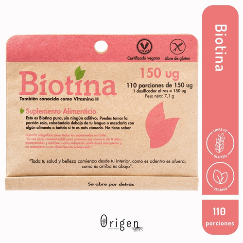 Biotina - Dulzura Natural 7,1g. Sabor Sin sabor