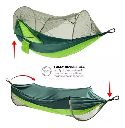 Hamaca Con Toldillo Portatil Anti Mosquitos Plegable 