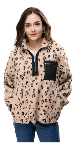 Polar Anorak Animal Beige Mujer Fashion´s Park