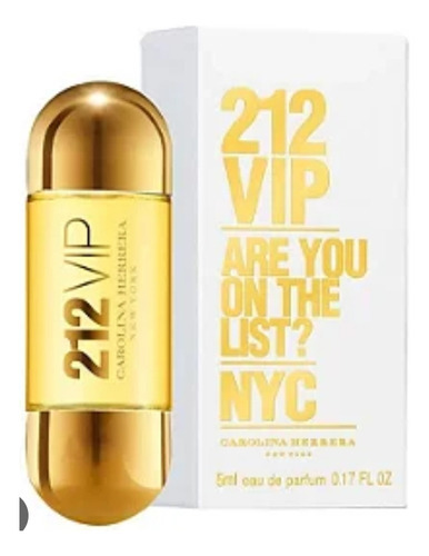 Perfume Miniatura 212 Vip Nyc 5ml