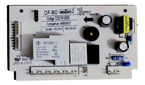 Plaqueta Compatible Heladera Electrolux Df80 80x Imp Brasil