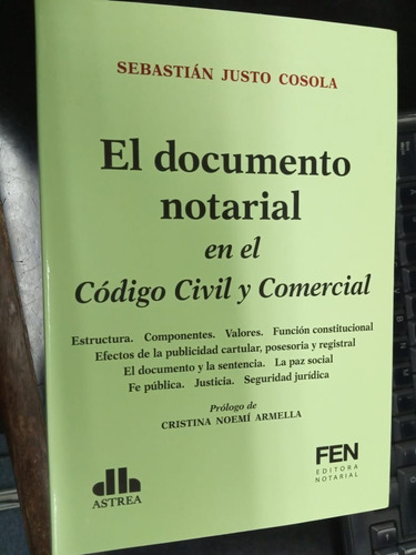 Libro El Documento Notarial En El Codigo Civil Y Comercial