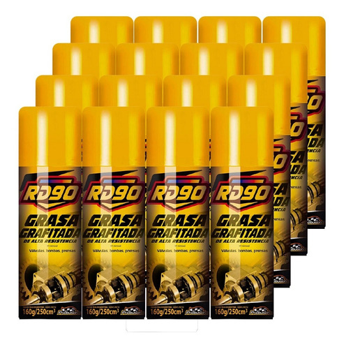 Grasa Grafitada Lubricante Rd90 160grs Pack 16un