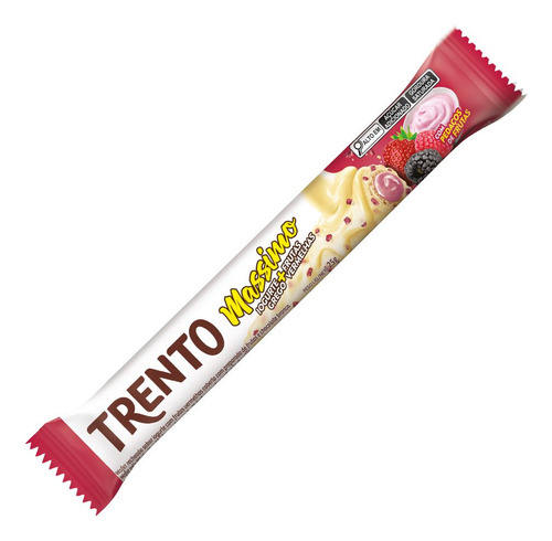 Trento Massimo Iogurte Grego Frutas Vermelhas 15x25g