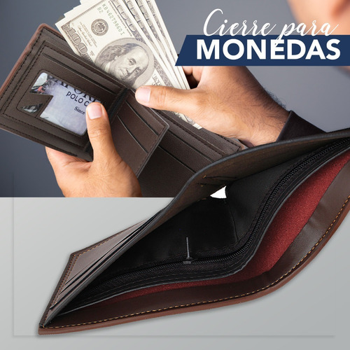 Imagen 4 de 5 de Cartera Para Caballero / Polo Elegante / Opw007