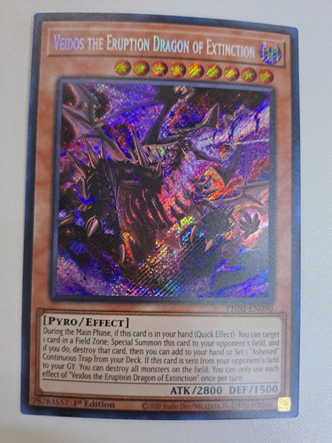 Veidos The Eruption Dragon Of Extinction Phni-en090 Yugioh 