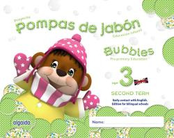 Libro Pompas De Jabon 3 Años 2ºtrimestre Bilingue De Campuza