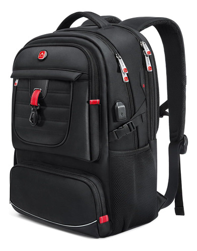 Mochila Para Laptop De Viaje Extra Grande Para Hombre-negro