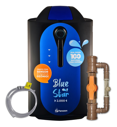 Ozonizador Panozon Blue Star 2000 Piscina Até 50.000 Litros