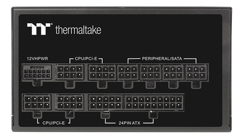 Fuente De Alimentación Thermaltake Toughpower Gf3 1200w Gold Color Negro
