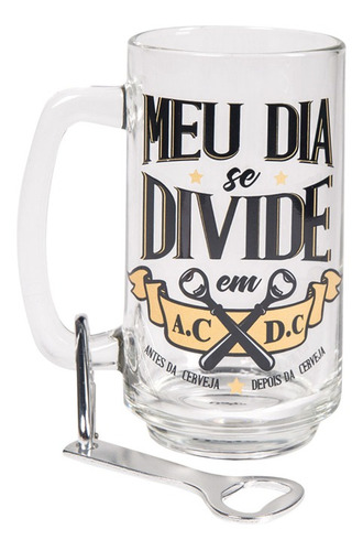 Imagem 1 de 3 de Caneco Chopp Colonia Com Abridor