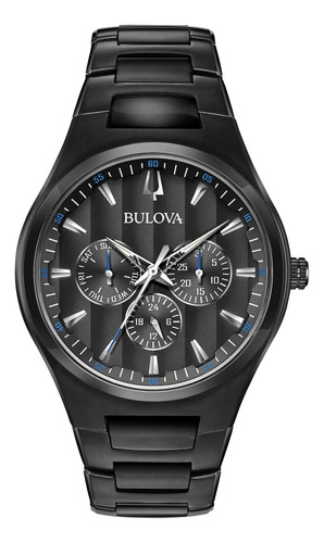 Bulova Reloj Clásico De Cuarzo De Acero Inoxidable Ionizad.