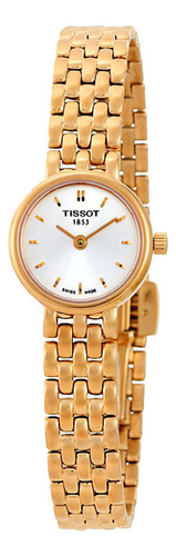 Reloj Tissot Lovely T058.009.33.031.01/marisio Color de la correa Oro rosa Color del bisel Oro rosa Color del fondo Plateado