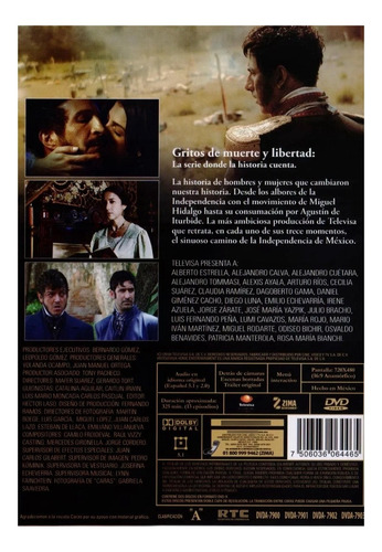 Dvd Gritos De Muerte Y Libertad Serie Completa (bicentenario