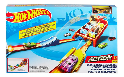 Hot Wheels Action, Vueltas Y Choques Incluye Vehículo