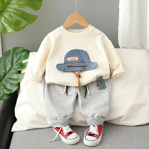 Conjunto De Pantalones Con Capucha De Algodón Para Niños, Pr