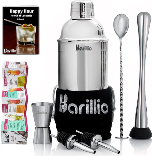 Kit Bartender Barman Con Coctelera